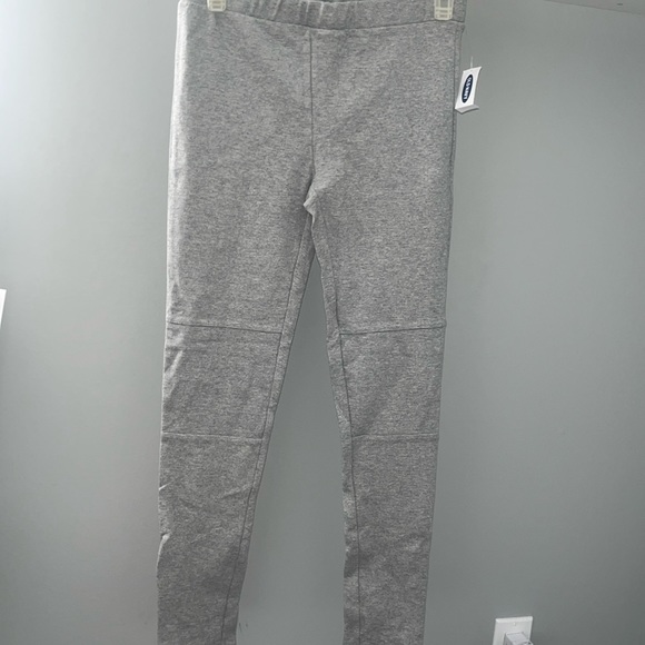 Older Kids Grey Old Navy Stretch Leggings - Picture 1 of 9